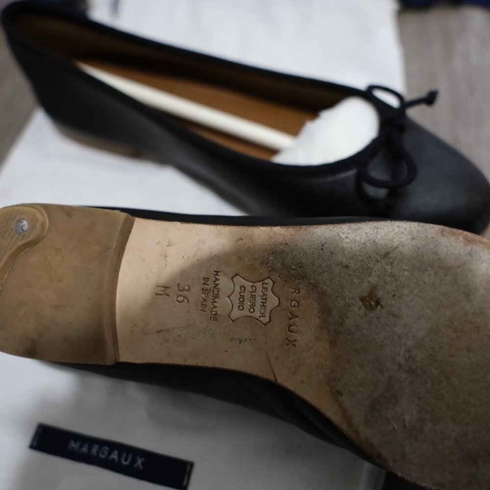 Women's Margaux The Demi Black Ballet Flat - Picture 3 of 7